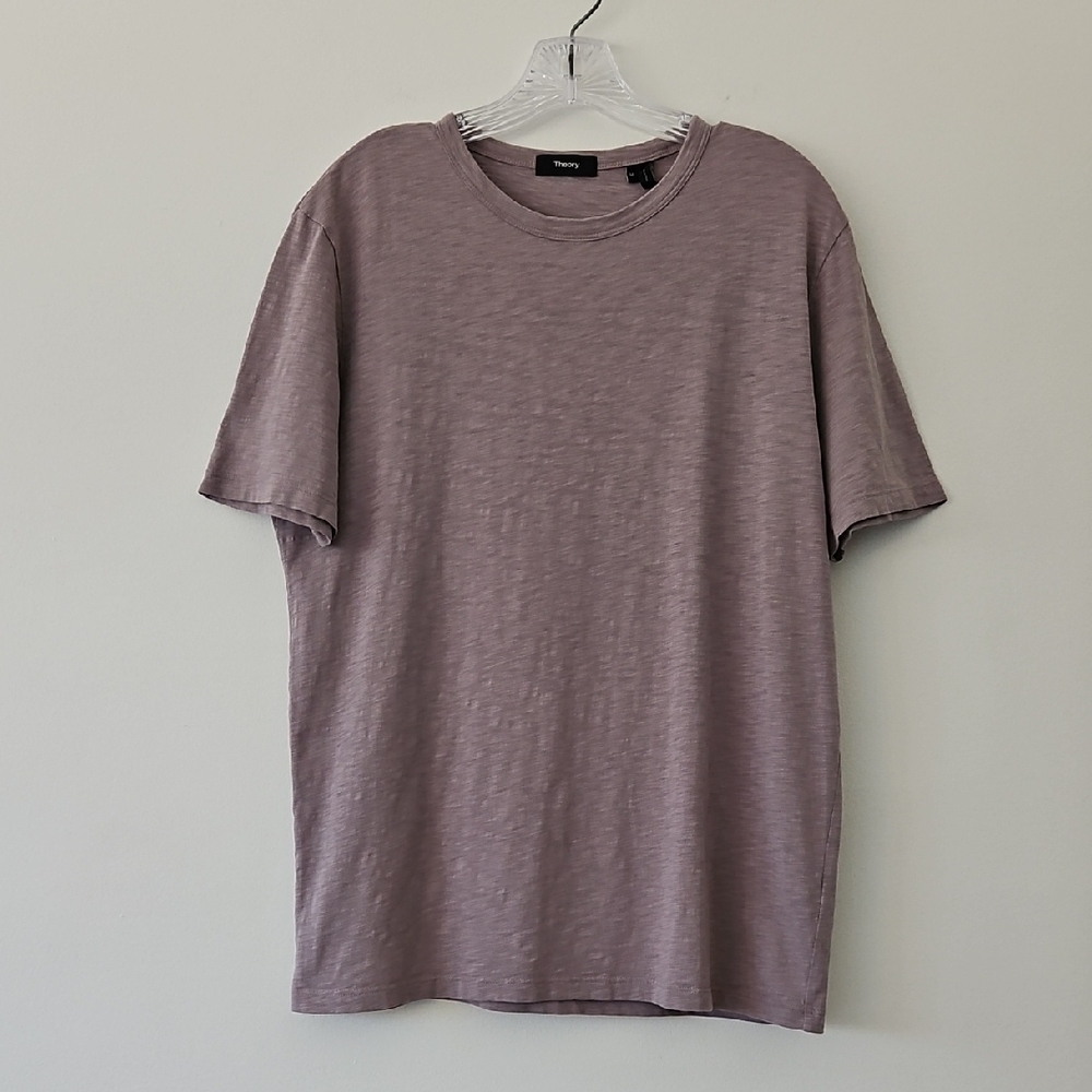 Theory Lavender Cotton Tshirt Size Medium